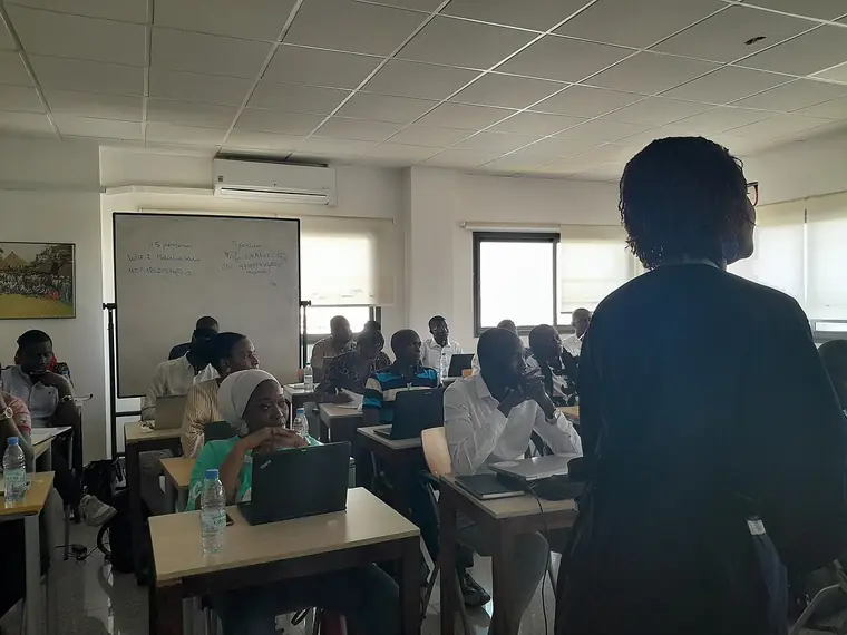 Working session, Senegal
